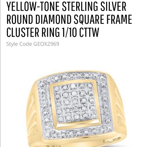 Men’s diamond hip hop ring. ALL REAL DIAMONDS Genuine natural diamond men ring - Picture 2 of 3